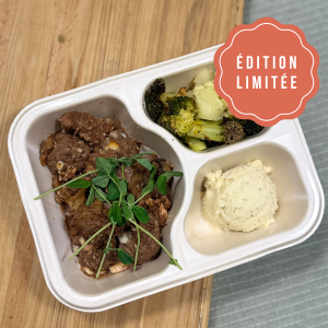 Barquette: Boulettes de boeuf bourguignon