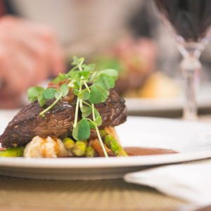 Bavette de boeuf marinée