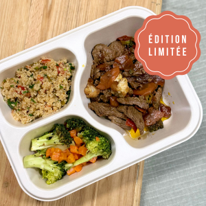 Barquette: Sauté de boeuf et légumes